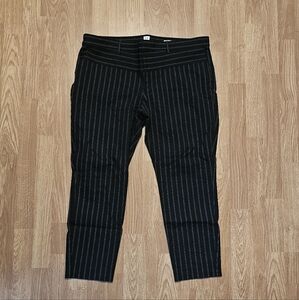 Gap Black Striped Women's Pants
